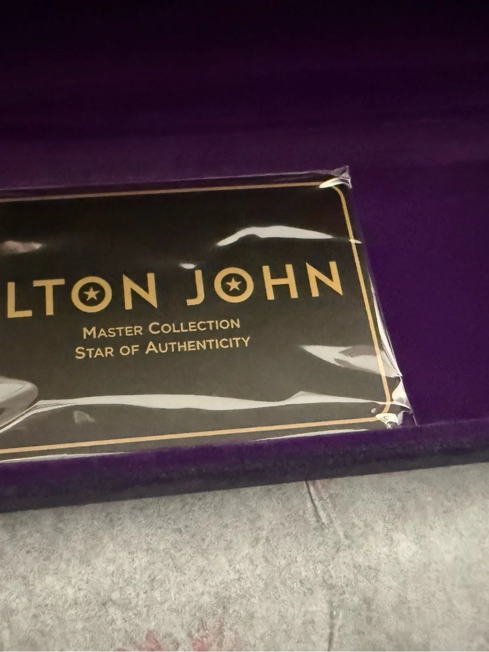 Elton John Blue Square Sunglasses - full inclusion